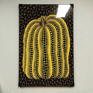 그림 액자 팝아트 인테리어소품 야요이쿠사마 호박그림 호박액자 대형 거실 모던아트 아트포스터 벽장식 침실 카페 홈오피 이미지