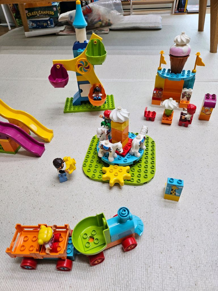 LEGO 레고 듀플로 놀이공원 10840 동물원 10906 벨의 티파티 10877 풀구성 이미지