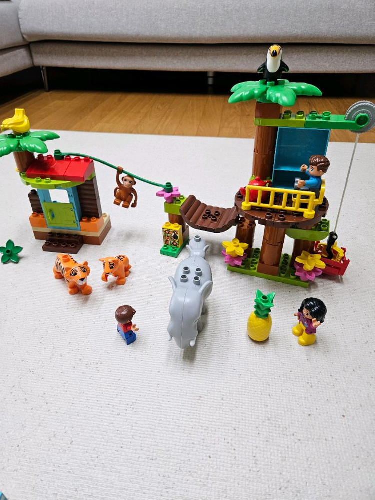 LEGO 레고 듀플로 놀이공원 10840 동물원 10906 벨의 티파티 10877 풀구성 이미지
