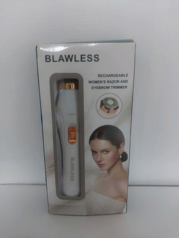 정품)BLAWLESS여성용 3 in 1 전기헤어 리무버 미개봉BLAWLESS 3 in 1 헤어 리무버와 눈썹 트리머 이미지