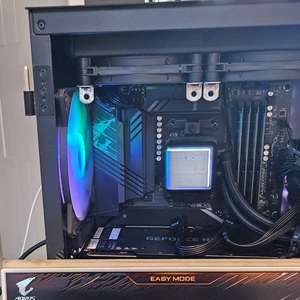라이젠9 5950X + 기가바이트 X570S AORUS ELITE 메인보드 세트 판매 / 정상부팅 확인 이미지