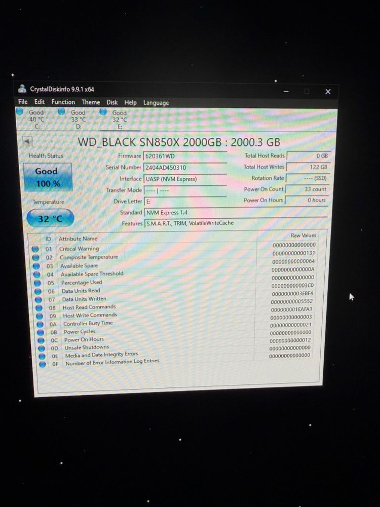 wd sn850x 2tb ssd 팝니다 이미지