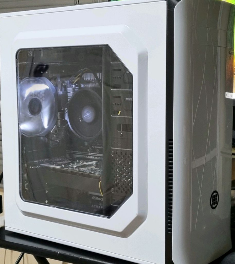 게이밍 컴퓨터 pc 본체 라이젠5 1600, 그래픽카드 gtx 1060 3g 이미지