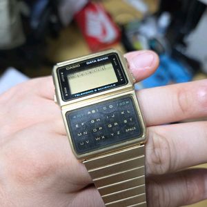 카시오 데이터뱅크 DBC-610 빈티지 골드 정상작동 이미지