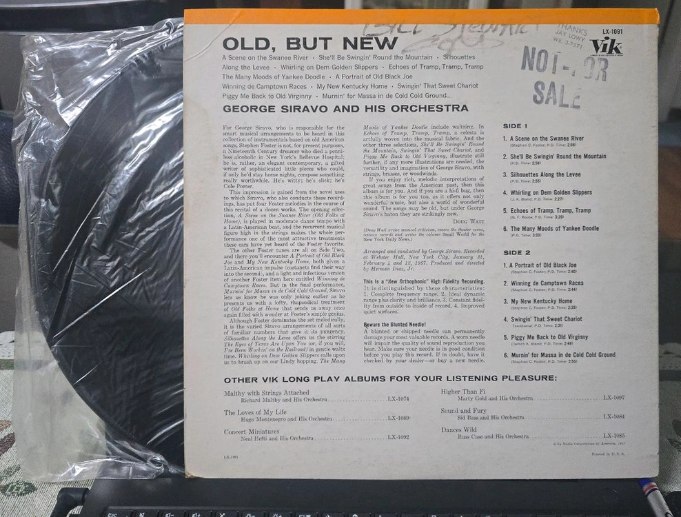 재즈_조지 시라보_Old But New_LP(US) 이미지