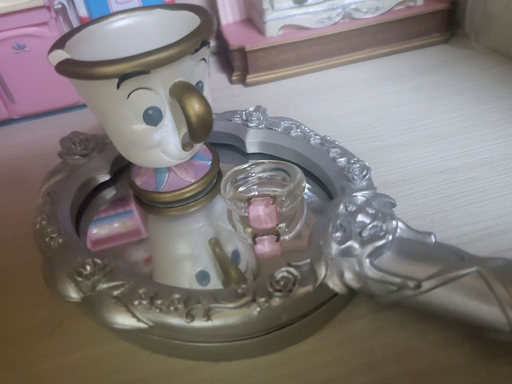 미녀와야수 칩 악세사리 트레이 거울 이미지