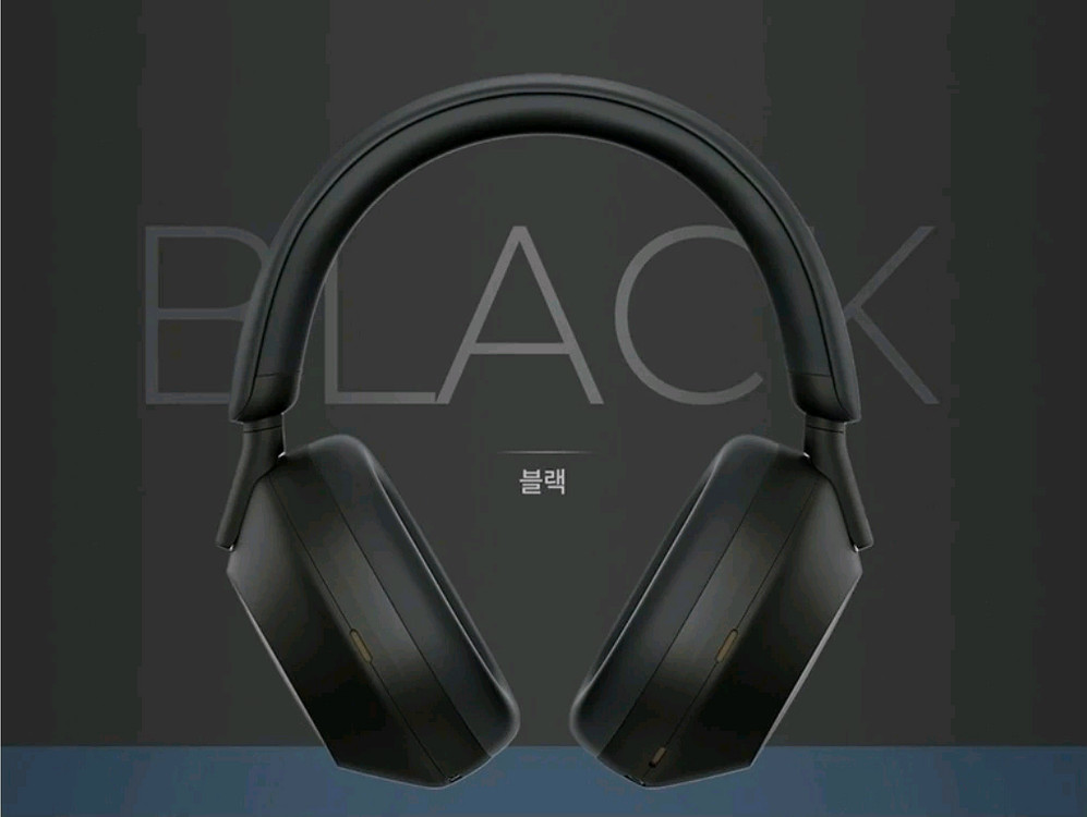 소니 WH-1000XM5 블랙 노이즈 캔슬링 블루투스 헤드폰 이미지