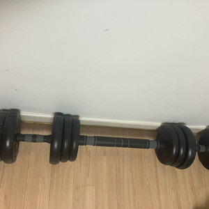 바디엑스 조립식 무게조절 덤벨 바벨 아령 케틀벨 20kg 세트 이미지