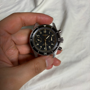 론진 파일럿 플라이백 수동 39mm 가죽밴드 모델판매 이미지
