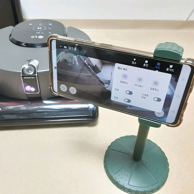 LG 코드제로 R9 로봇청소기 한글음성 앱연동 배터리교체 실시간영상 제어 이미지
