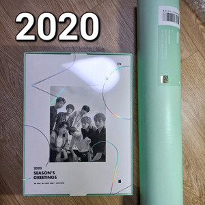 [BTS시그] 방탄 시그 20~22년 3종 일괄(20년 예판 마우스패드+벽걸이달력 3종 포함) 이미지