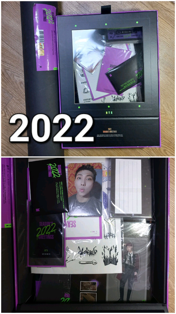 [BTS시그] 방탄 시그 20~22년 3종 일괄(20년 예판 마우스패드+벽걸이달력 3종 포함) 이미지