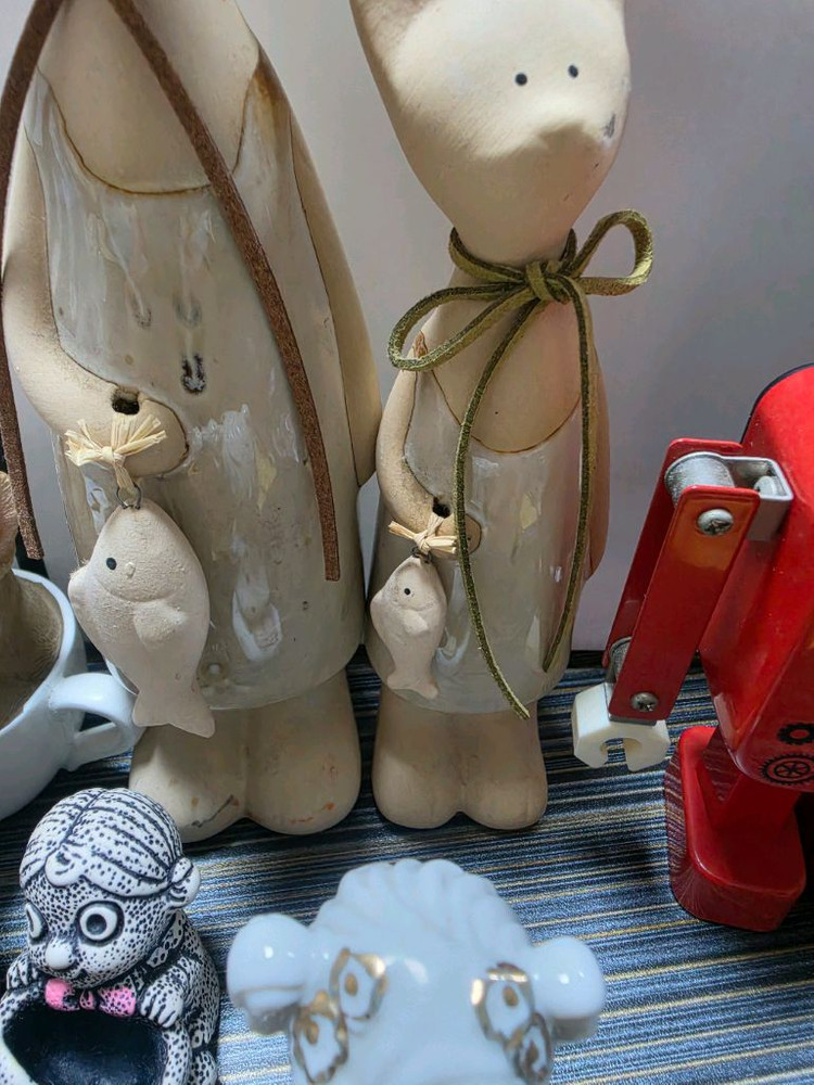빈티지 로봇 시계 장식 액막이 소품 일괄 판매 무료배송 이미지