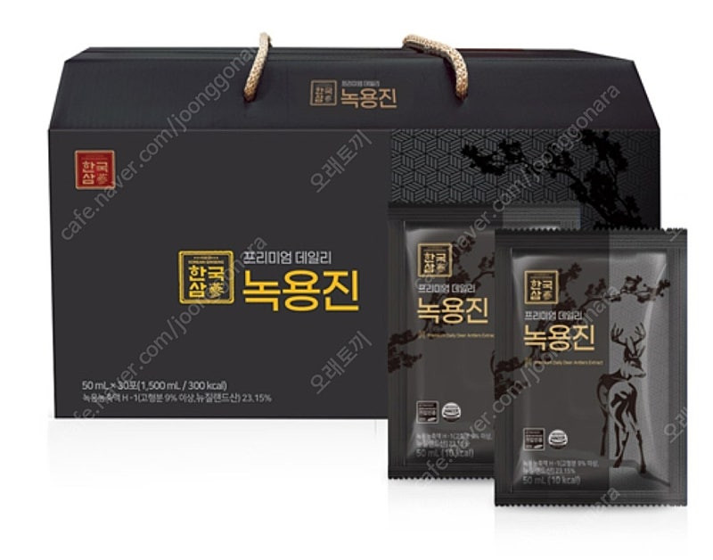 어버이날 선물 스승의 날 한국삼 프리미엄 녹용진 50ml x 30포 이미지