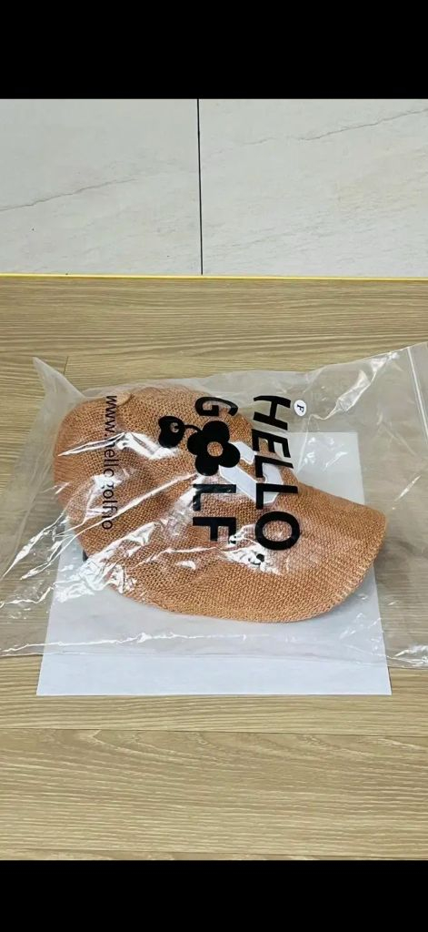 헬로골프/ 린넨 볼캡모자(베이지, 새상품) 이미지