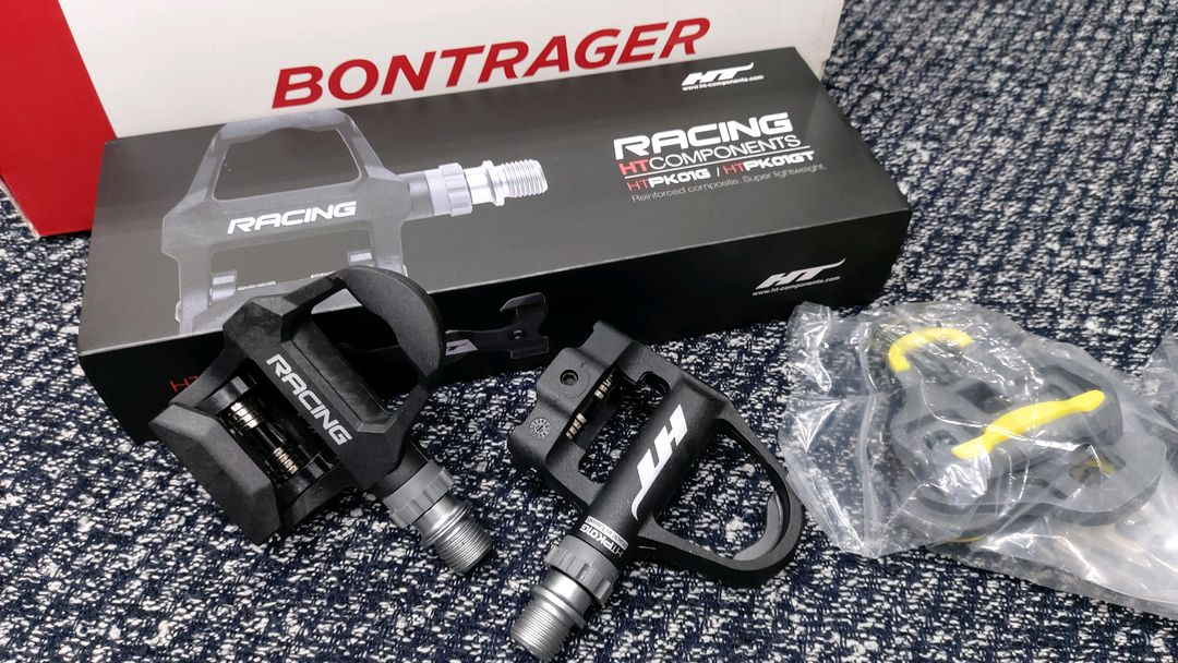 BONTRAGER 트랙 본트레거 로드클릿슈즈/HT 초경량 클릿페달 새제품 이미지