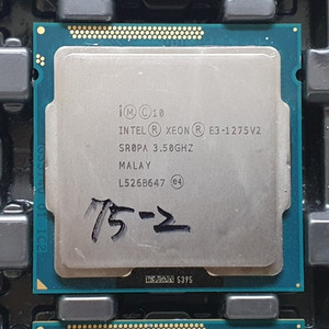 인텔 제온 E3-1275 v2 시피유 - 1155 소켓 ( 1275v2 ) - i7-3770 대응, 내장 그래픽 O 이미지