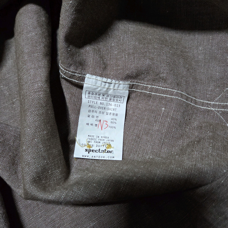 Spectator Pull-Over-Shirt 136-013 스펙테이터 풀 오버 셔츠 이미지