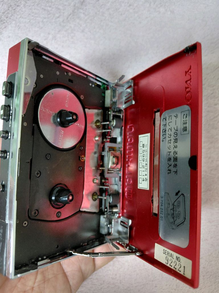 소니 WM-501 워크맨 카세트 이미지