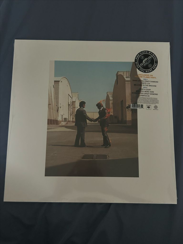 핑크 플로이드 Wish You Were Here 옐로우 플레임 LP 이미지