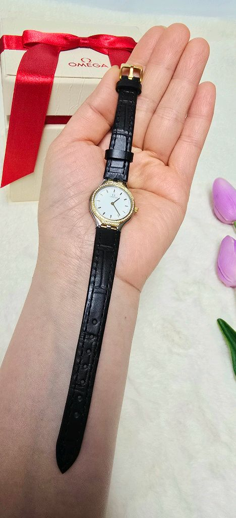 오메가시계 드빌 18k 다이아시계 정품 24mm 이미지