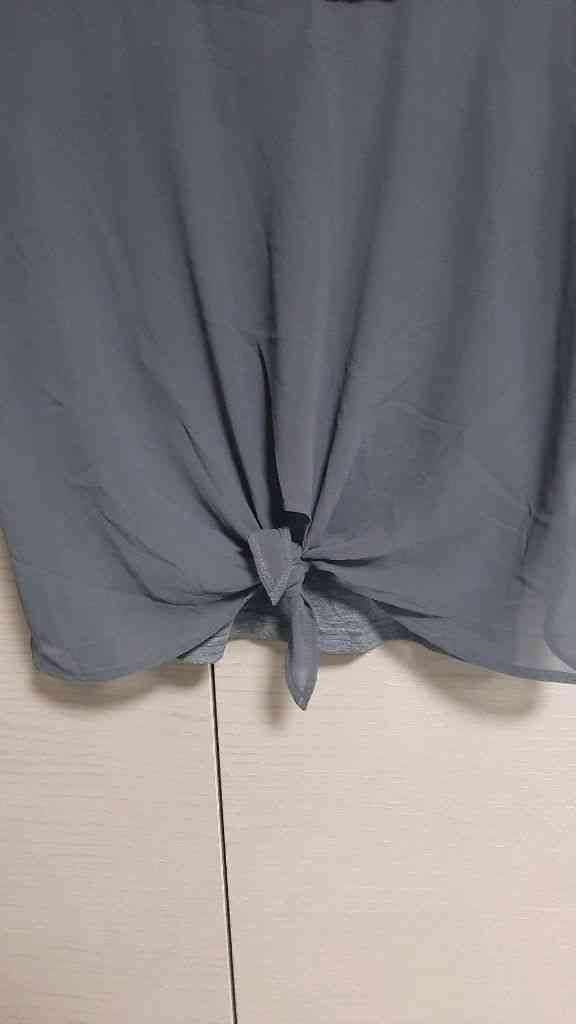 (새상품)나시레이어드시스루블라우스셋트 이미지