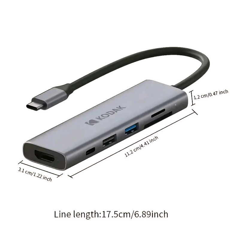 정품 c타입 6IN1 허브 USB 3.0 새상품 이미지