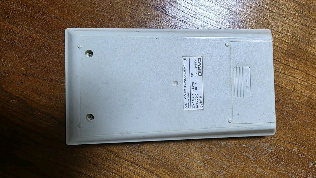 HL-122 카시오 계산기 이미지