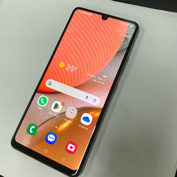 갤럭시 A42 128GB SK 화이트 중고폰 서브폰 자녀폰 효도폰 044451 이미지