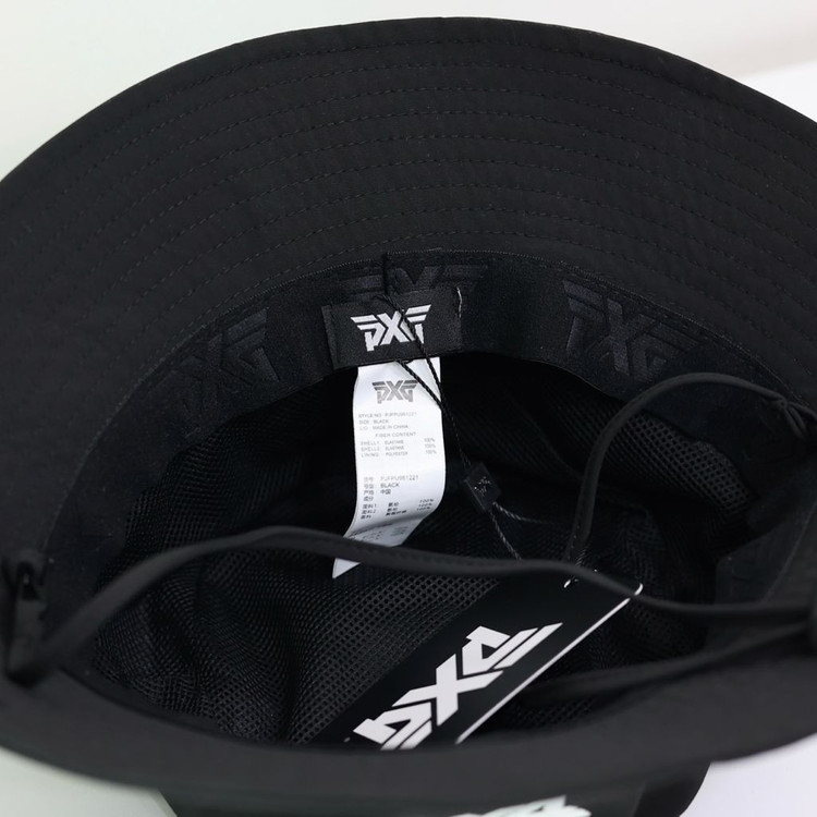 PXG 블랙 골프 버킷햇 벙거지 모자 이미지