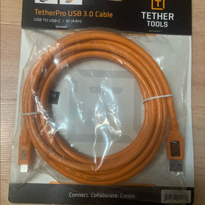 테더툴스 정품 TetherPro USB-C 케이블 새제품 이미지