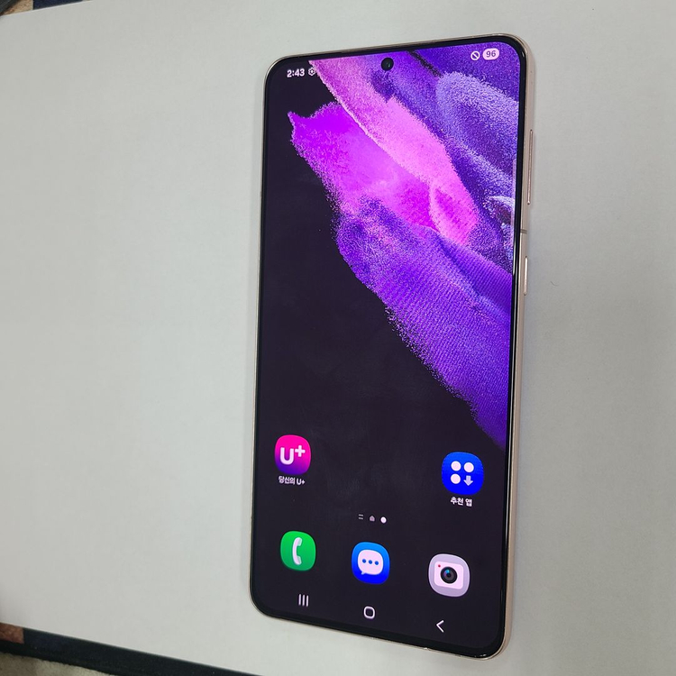 .갤럭시 S21플러스 퍼플 256GB 무잔상급 기능정상 중고폰 043815 이미지