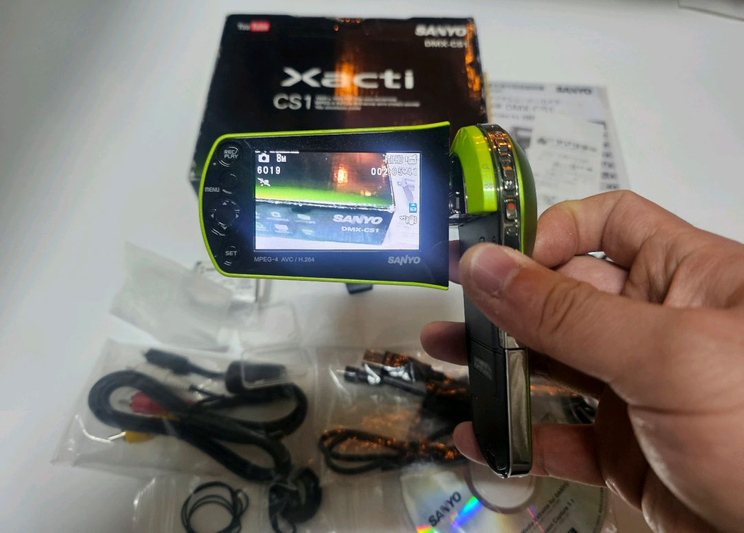 [박스0]산요 작티 CS1 올드디카(캠코더) SANYO Xacti CS1 이미지