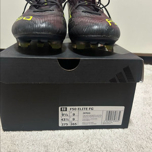 아디다스 F50 엘리트 fg 축구화 275mm 이미지