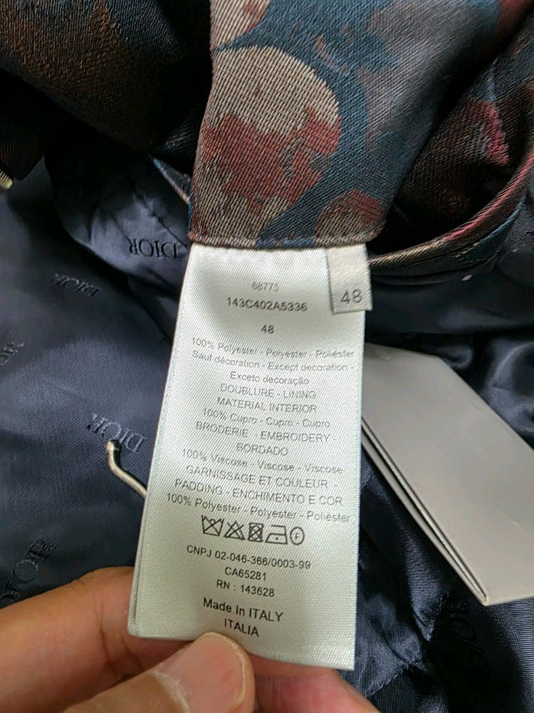 디올 피터도그 테크니칼 쟈카드 블루종 정품 이미지