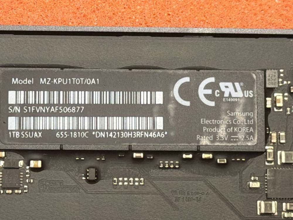 Apple 1TB SSD MZ-KPU1T0T/0A1 연탄맥 MacBook Pro MacBook 이미지