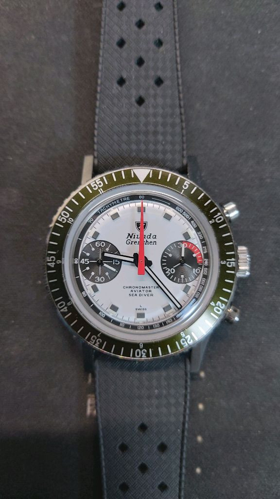 니바다 그렌첸 크로노마스터 폴뉴먼 38mm 인터베젤 판매합니다(풀셋,디스플레이백) 25.7.31 스탬핑 이미지
