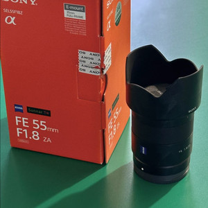 소니 FE 55mm F1.8 ZA 렌즈 완전 풀박스 풀악세 판매합니다! 이미지