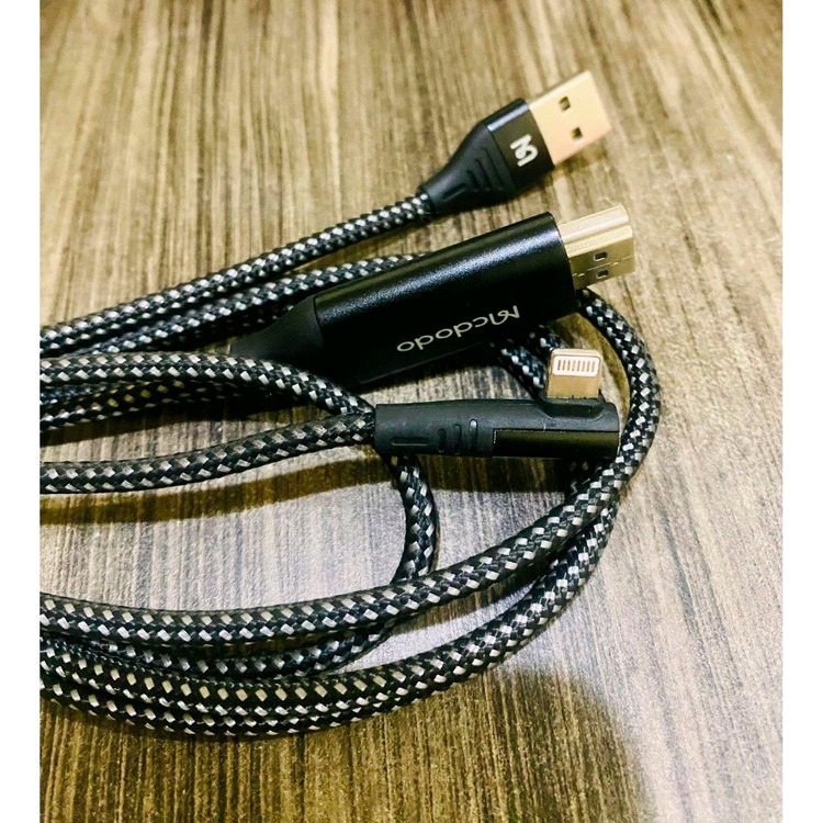 맥도도 아이폰 아이패드 라이트닝 HDMI 미러링 케이블 2m 이미지