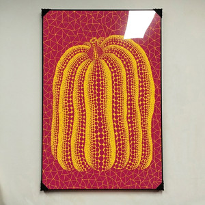 그림 액자 팝아트 인테리어소품 호박그림 호박액자 대형 거실 모던 북유럽 카페 아트포스터 홈데코 벽장식 쿠사마야요이 이미지