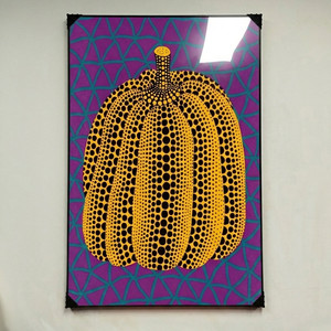 그림 액자 팝아트 인테리어소품 호박그림 호박액자 쿠사마야요이 거실 모던 북유럽 홈데코 카페 벽장식액자 아트포스터 이미지