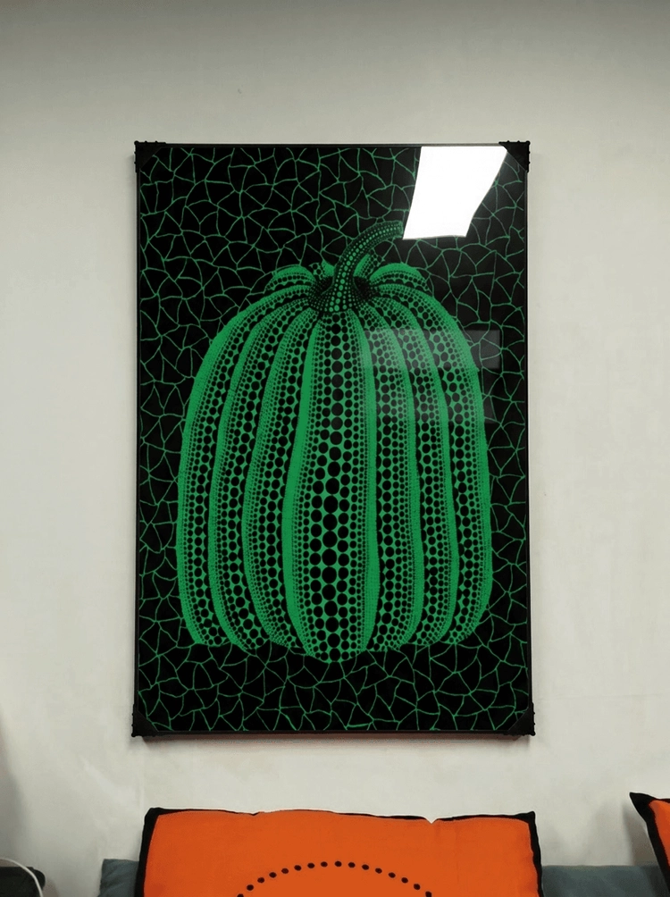 그림 액자 팝아트 인테리어소품 호박그림 호박액자 대형 모던 거실 벽장식 쿠사마야요이 거실인테리어 아트포스터 그림액자 이미지