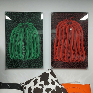 그림 액자 팝아트 인테리어소품 호박그림 호박액자 대형 모던 거실 벽장식 쿠사마야요이 거실인테리어 아트포스터 그림액자 이미지