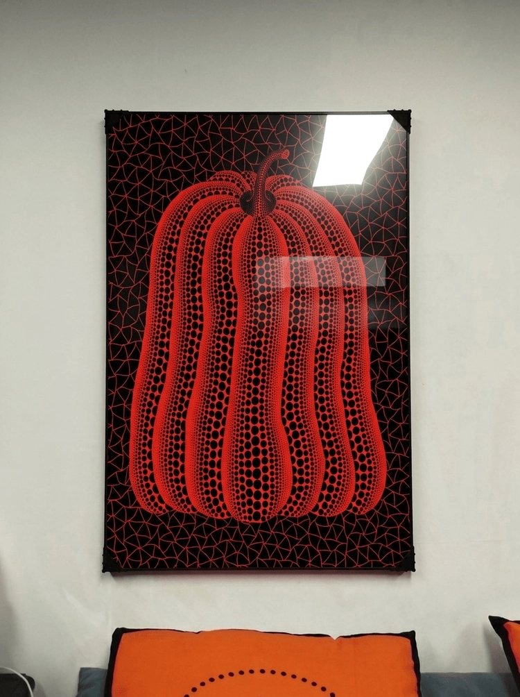 그림 액자 팝아트 인테리어소품 호박그림 호박액자 대형 모던 거실 벽장식 쿠사마야요이 거실인테리어 아트포스터 그림액자 이미지