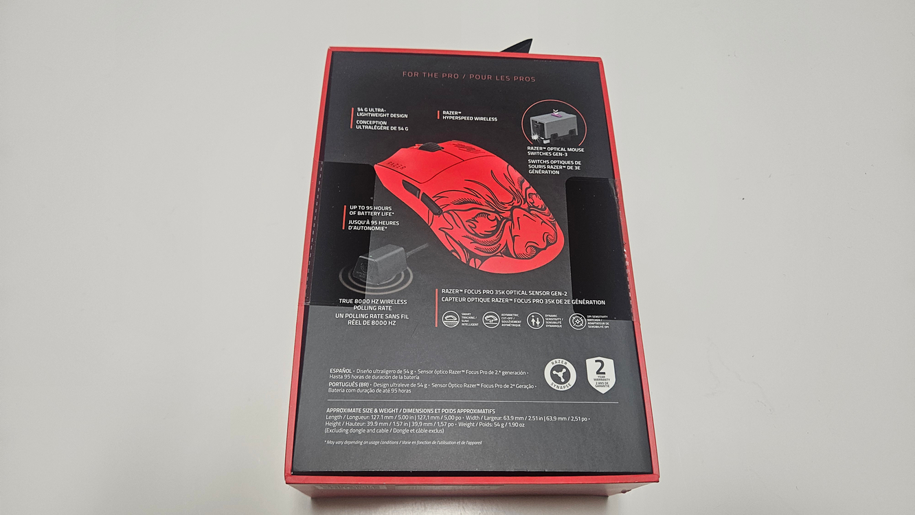 Razer Viper V3 Pro Faker Edition 페브삼 미개봉 새상품 이미지