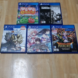 PS4 플스4 게임 5종 일괄 이미지