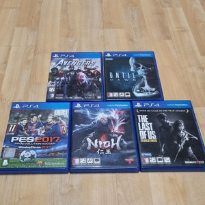 PS4 게임 CD 5장 일괄 이미지