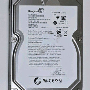 씨게이트 Seagate Braaacuda HDD 1TB 3.5인치 데스크탑용 하드디스크 판매합니다 이미지