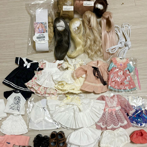 구관 물품일괄 처분 리아슈슈 피카비 플라피치 아웬 젤리피코 가발 옷 인형 이미지