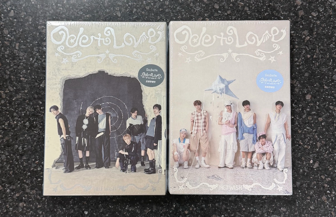 엔시티위시 미개봉 2개 세트 초회한정반 ode to love 패키지 초회한정 이미지